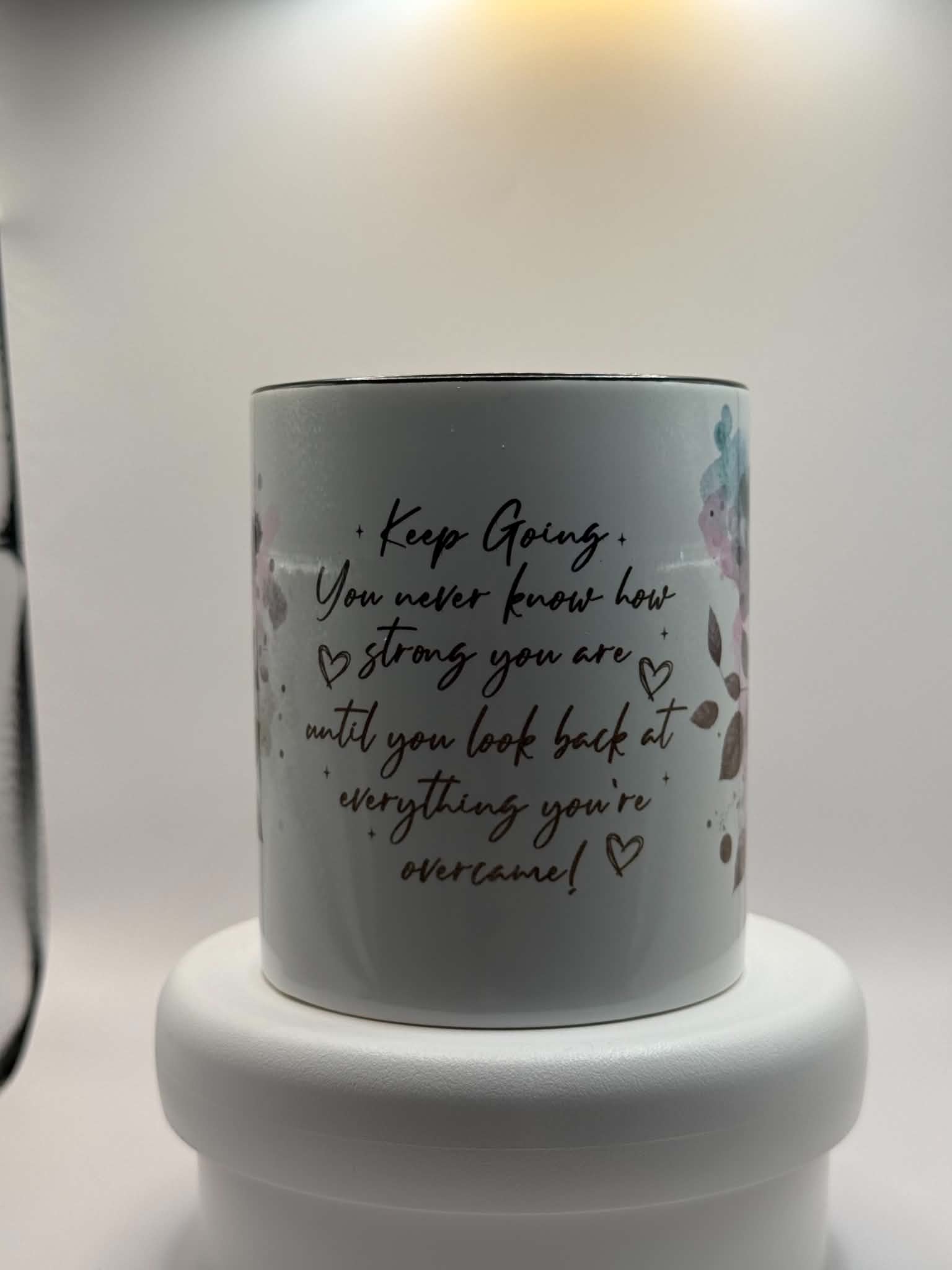 Keep Going Inspirational Quote Mug