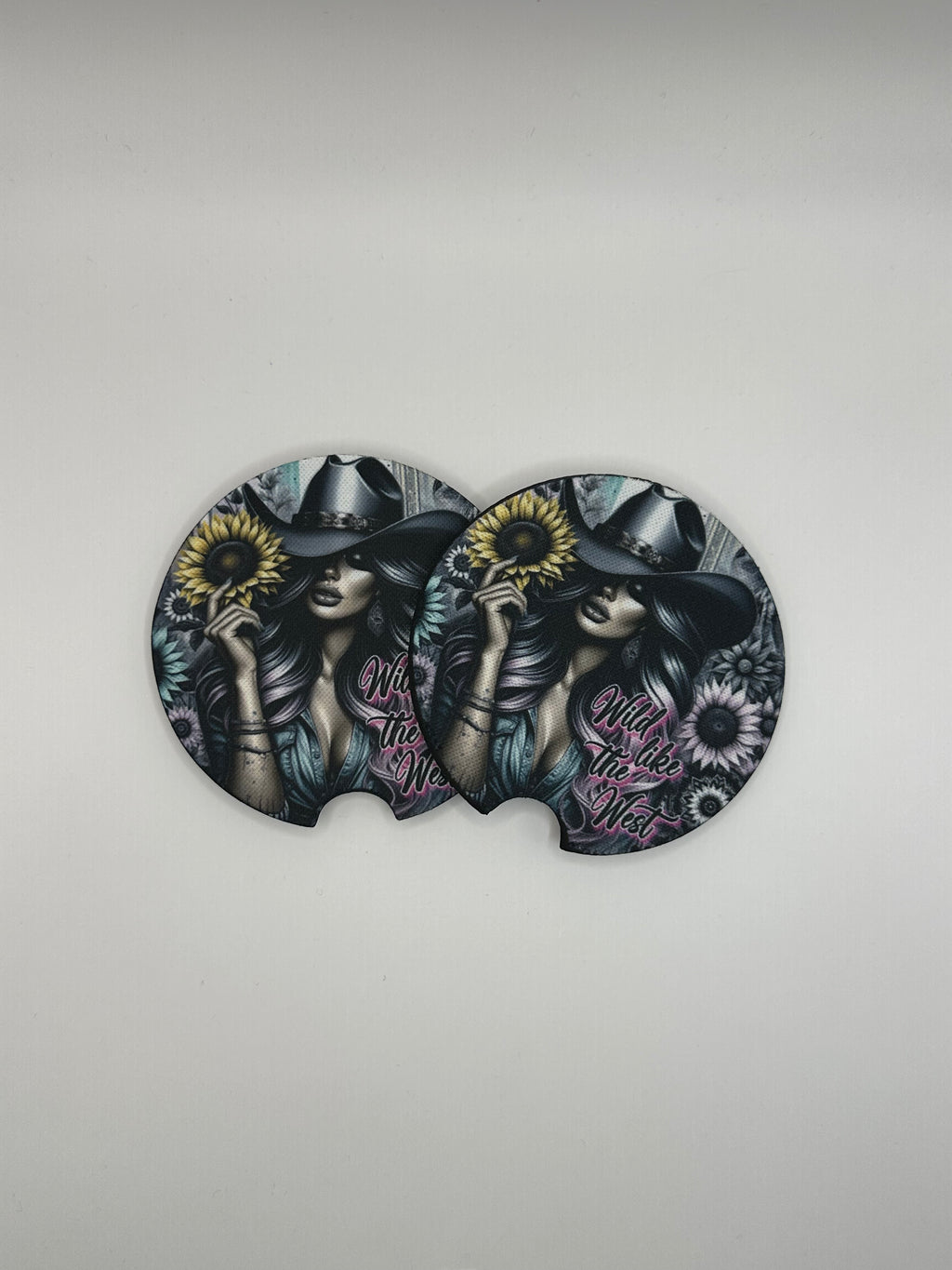 Western Boho Car Coasters