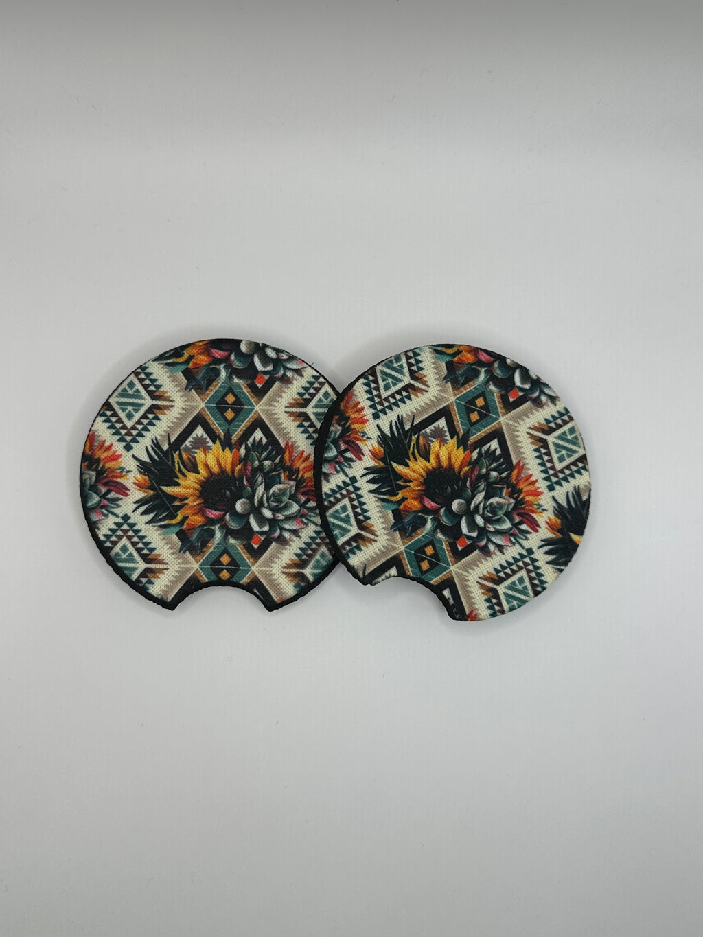 Western Boho Car Coasters