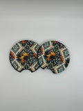 Western Boho Car Coasters
