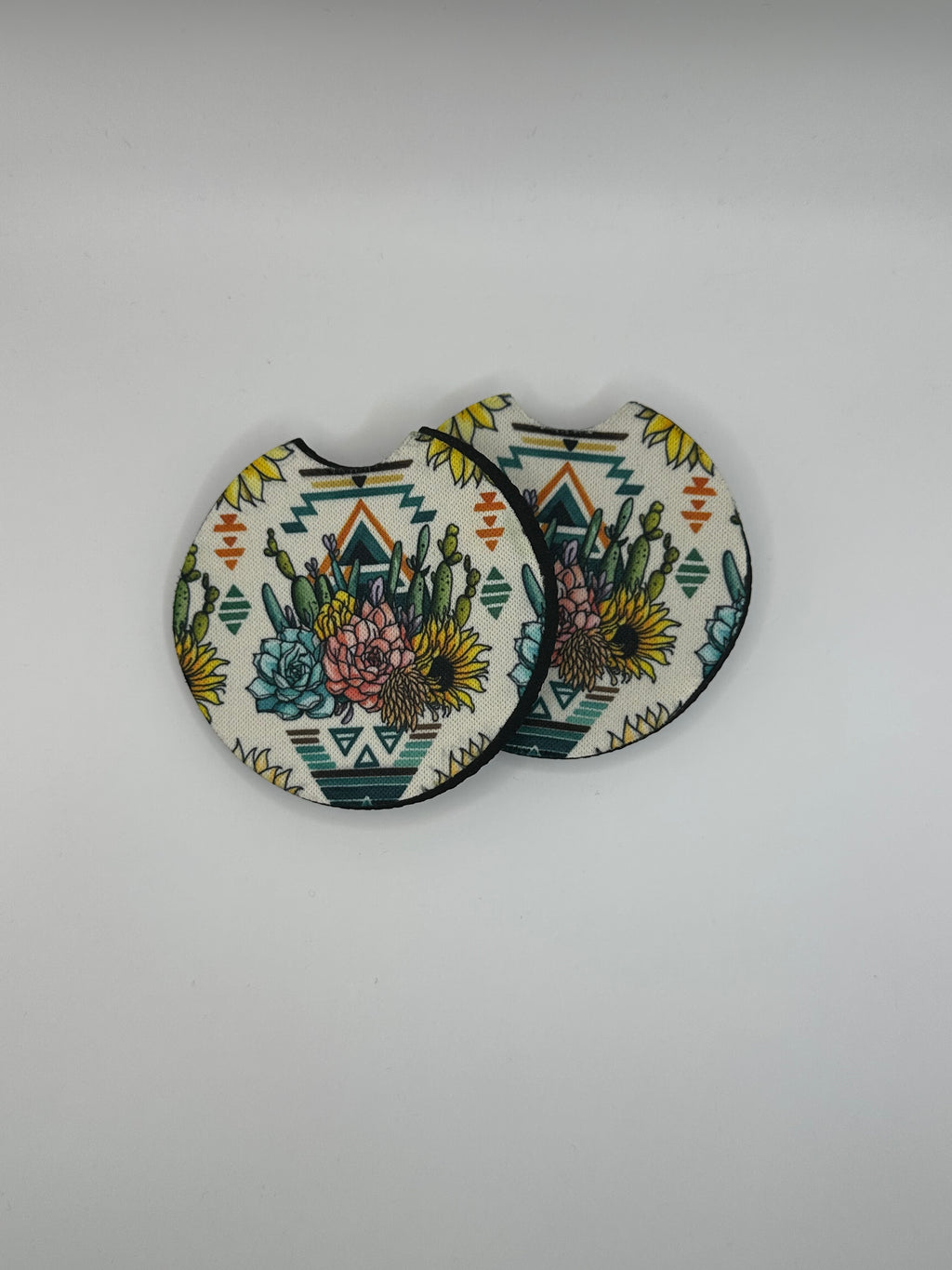 Western Boho Car Coasters