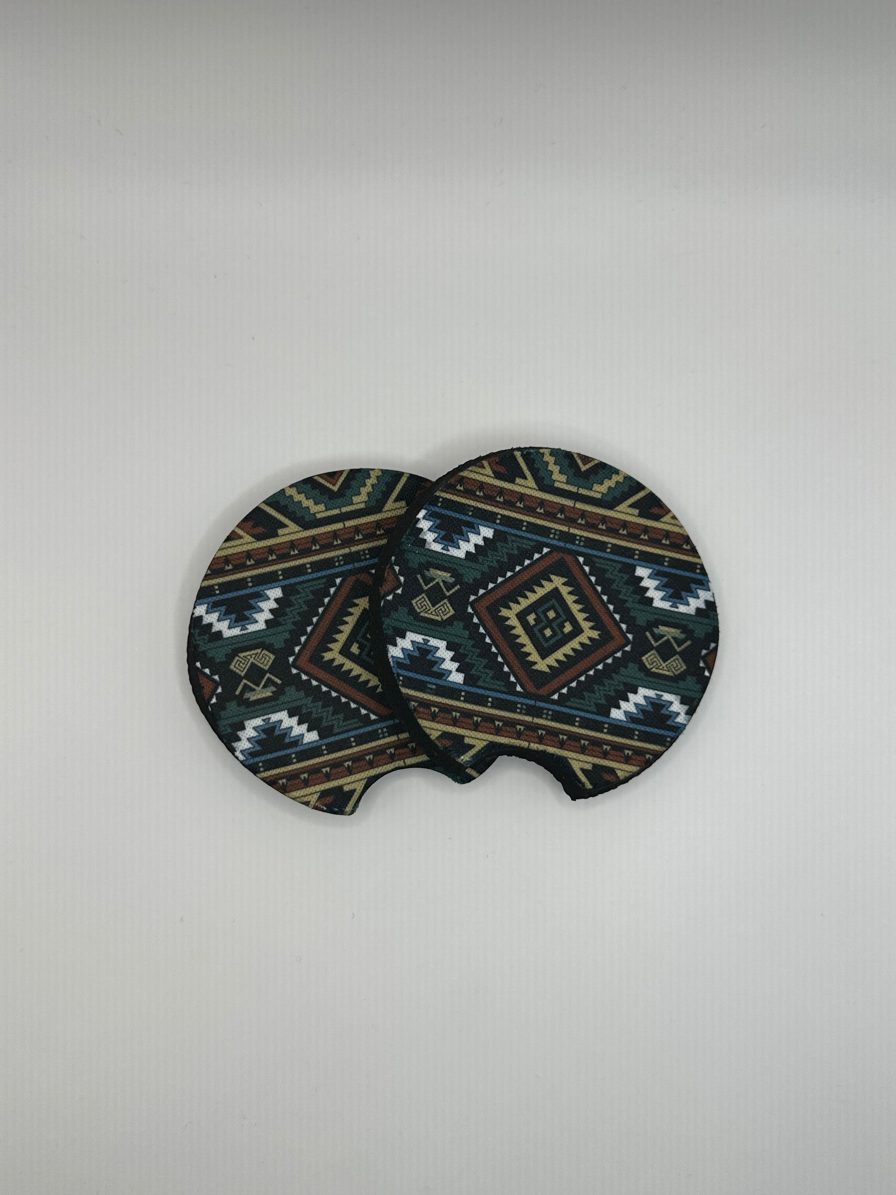 Western Boho Car Coasters