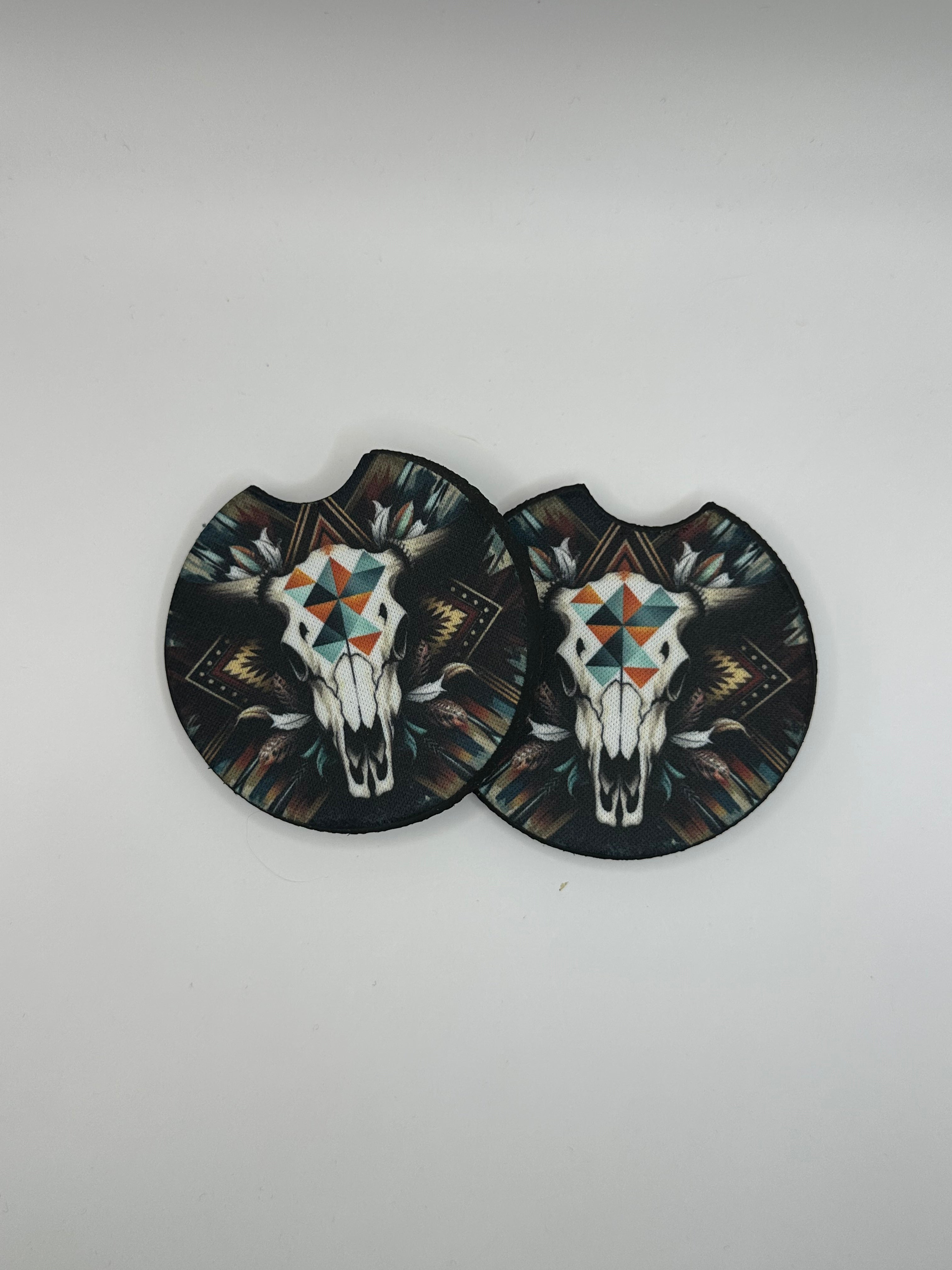 Western Boho Car Coasters
