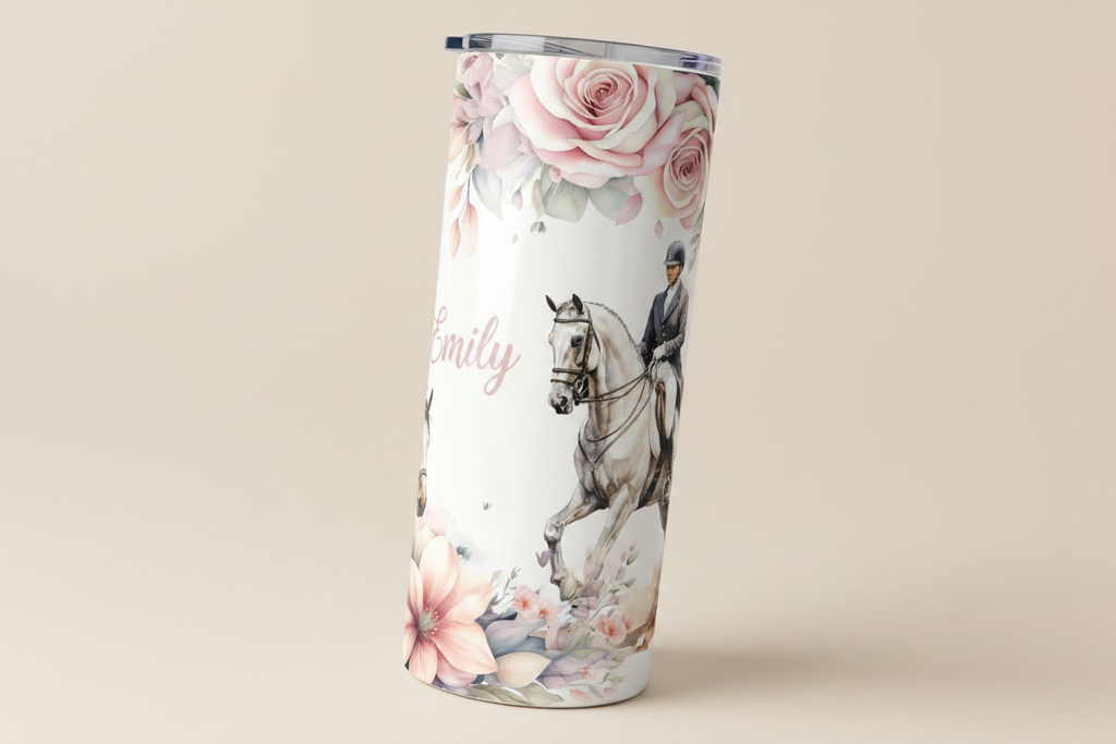 Equestrian Tumbler Angled