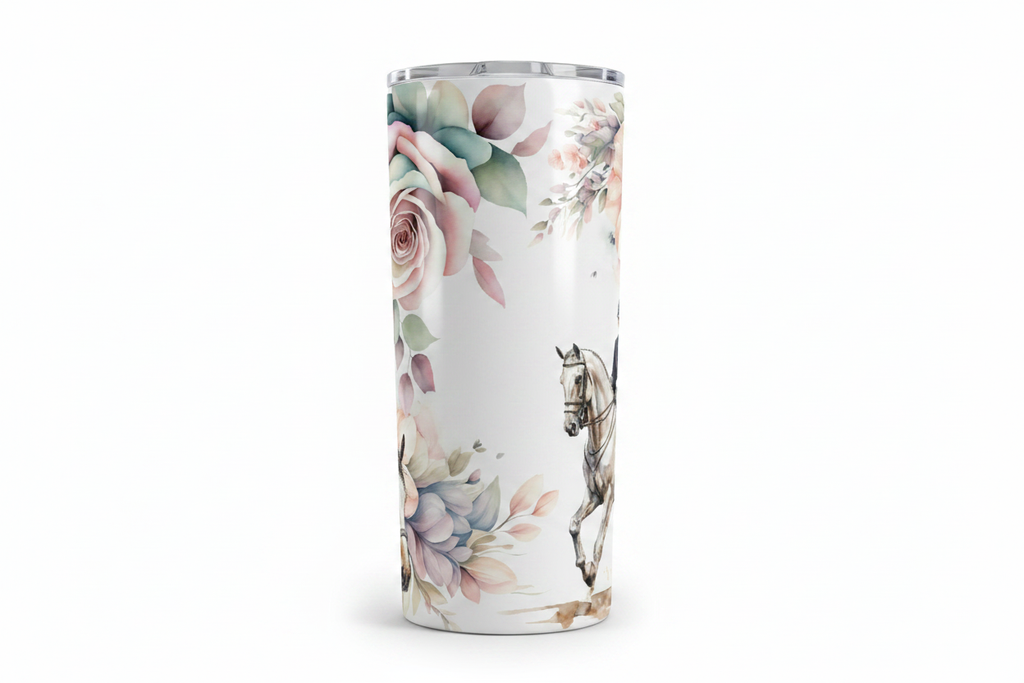 Equestrian Tumbler Front - Exact Design