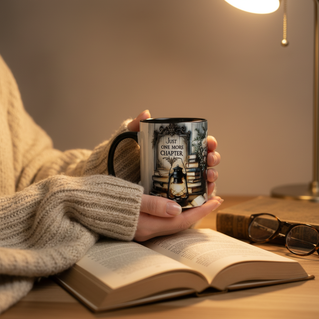 Just One More Chapter Mug