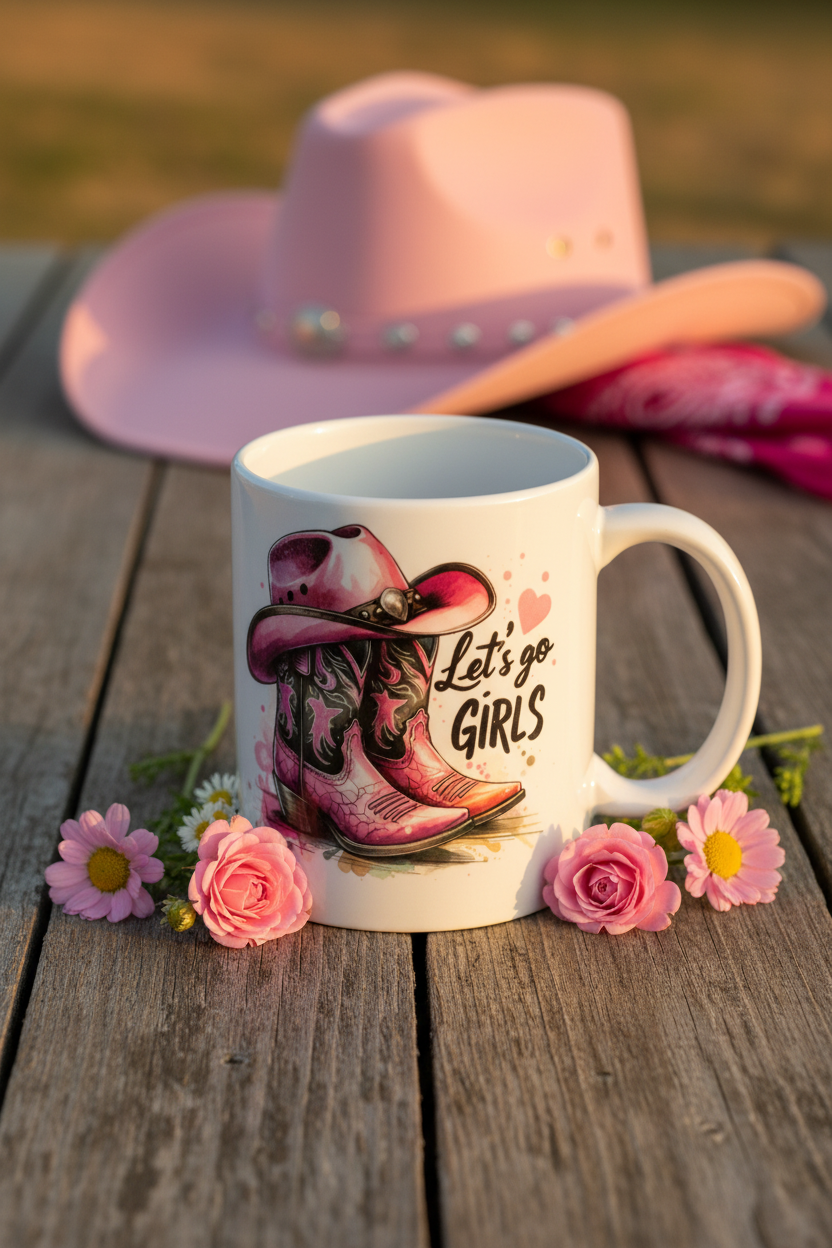 Let's Go Girls Mug - Cowgirl