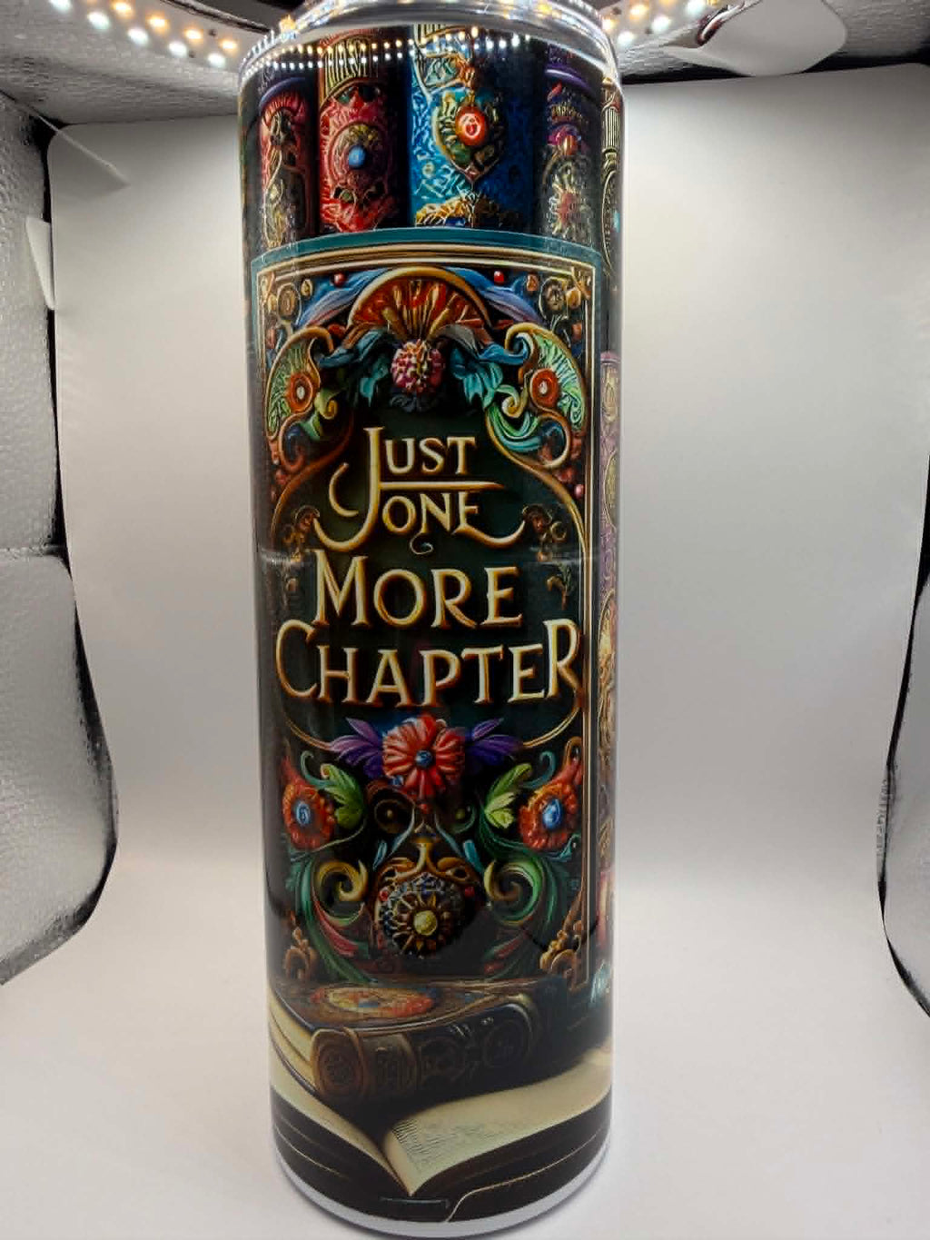 Just One More Chapter 20oz Skinny Tumbler