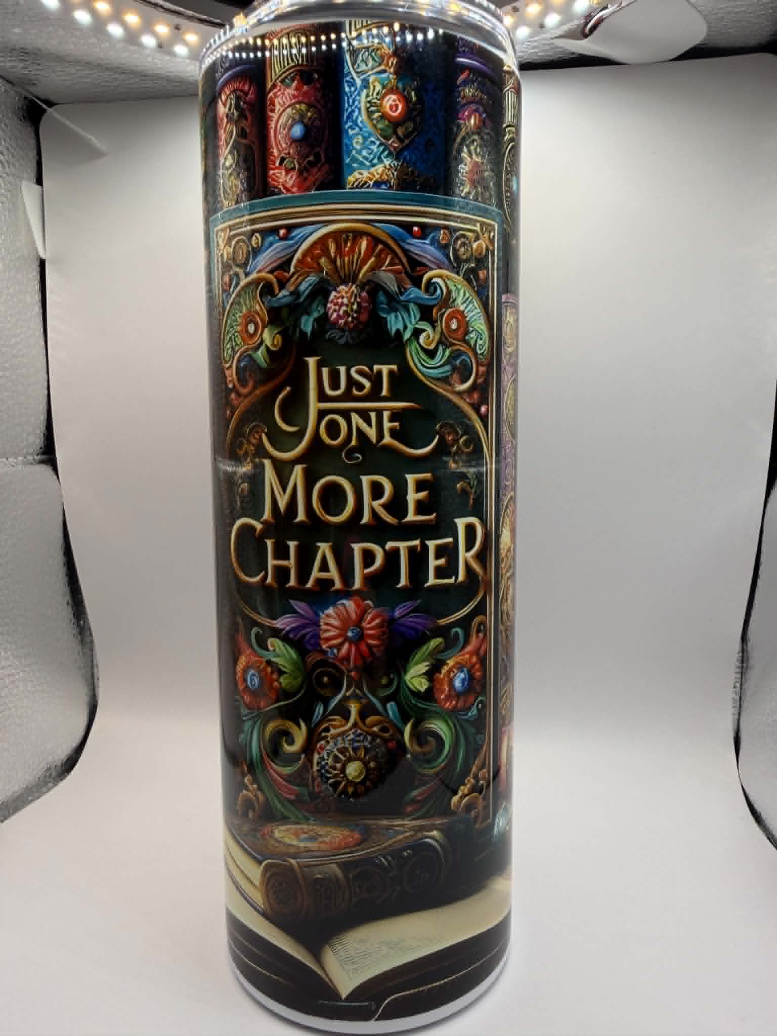 Just One More Chapter 20oz Skinny Tumbler