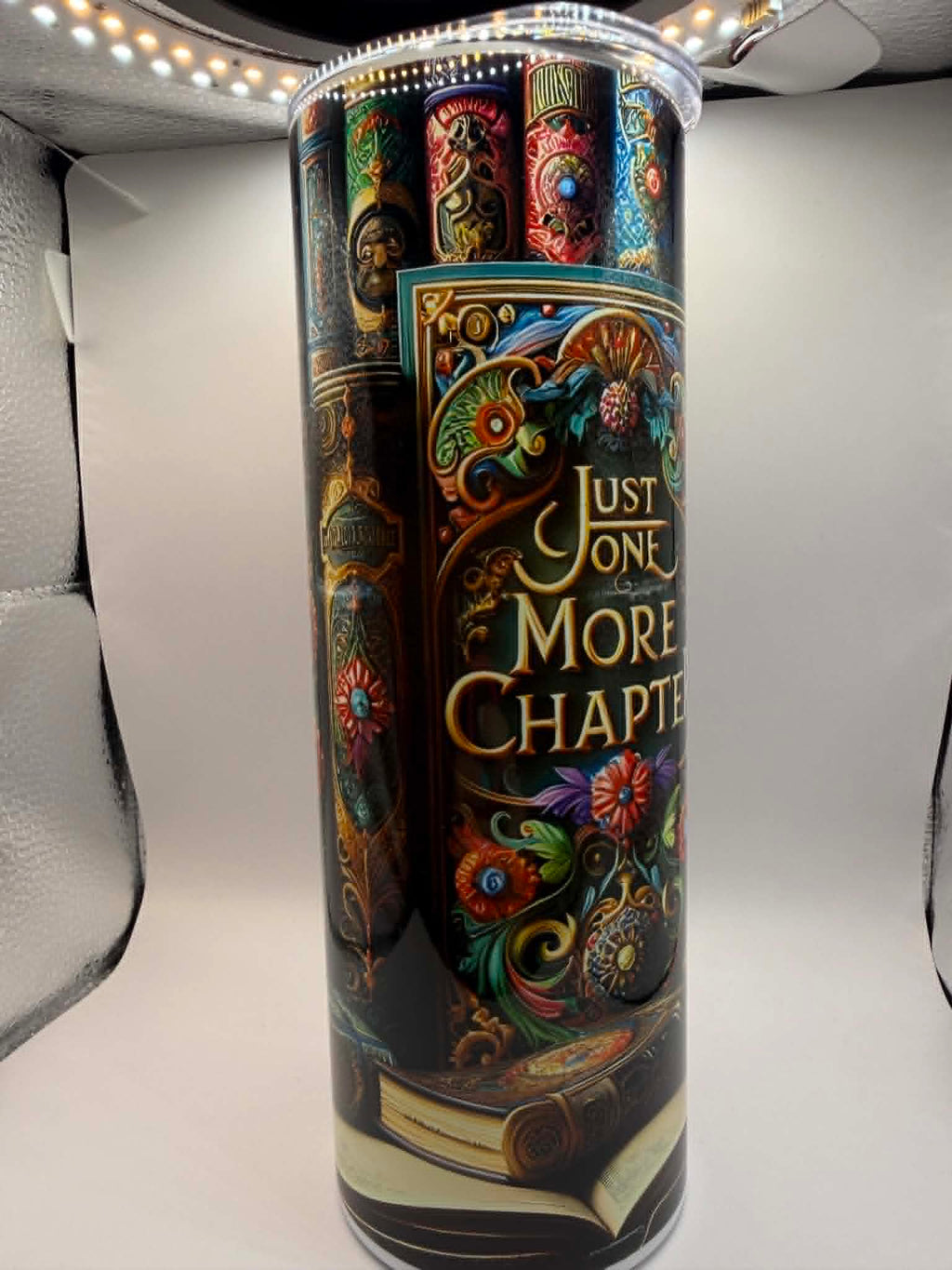 Just One More Chapter 20oz Skinny Tumbler