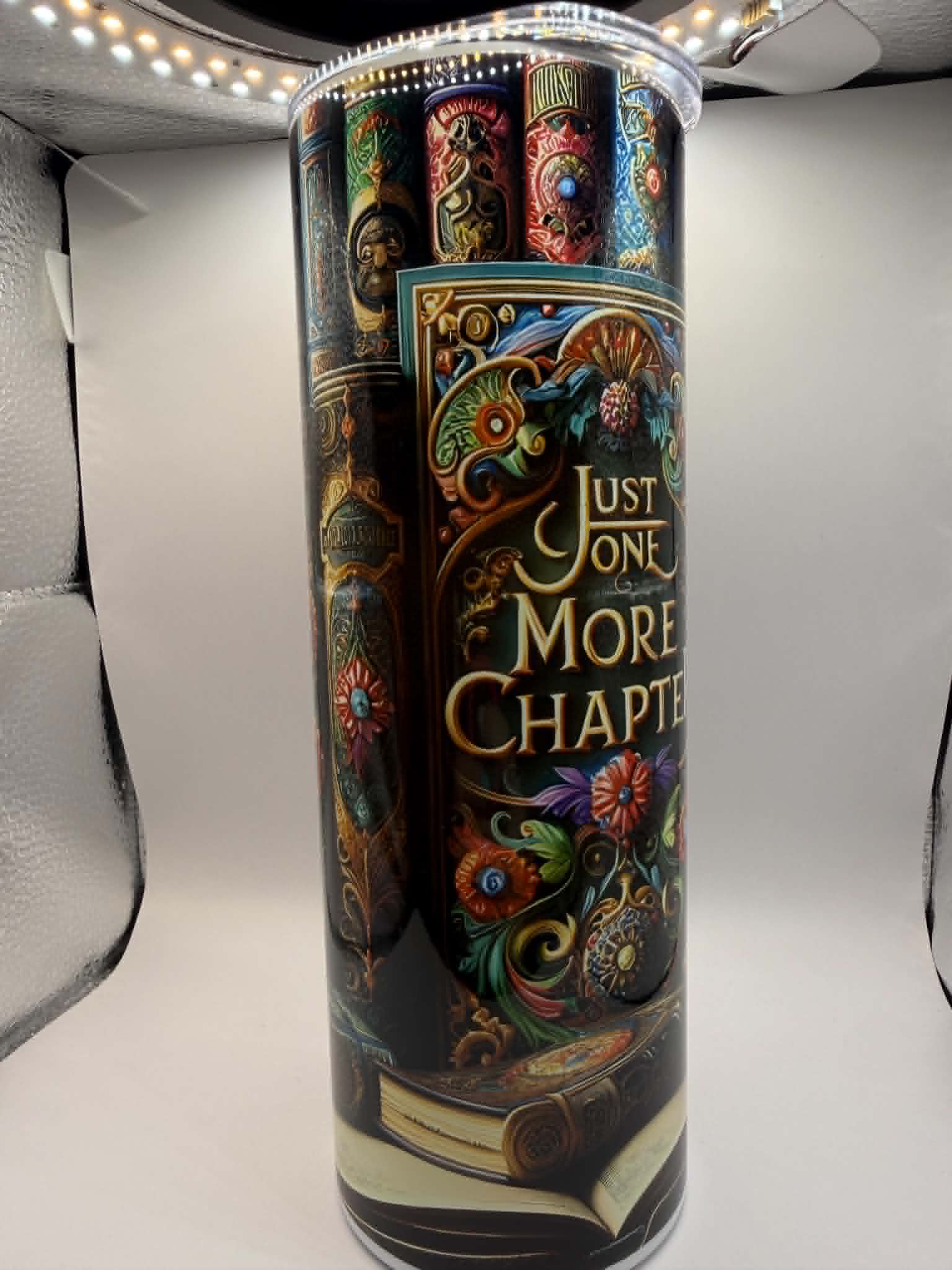 Just One More Chapter 20oz Skinny Tumbler