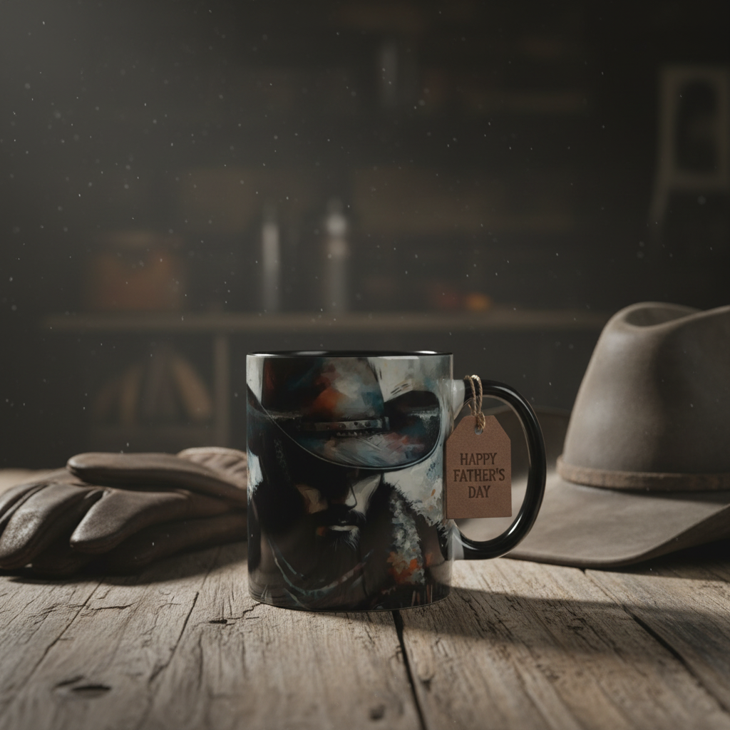 The Lone Cowboy Mug - Styled