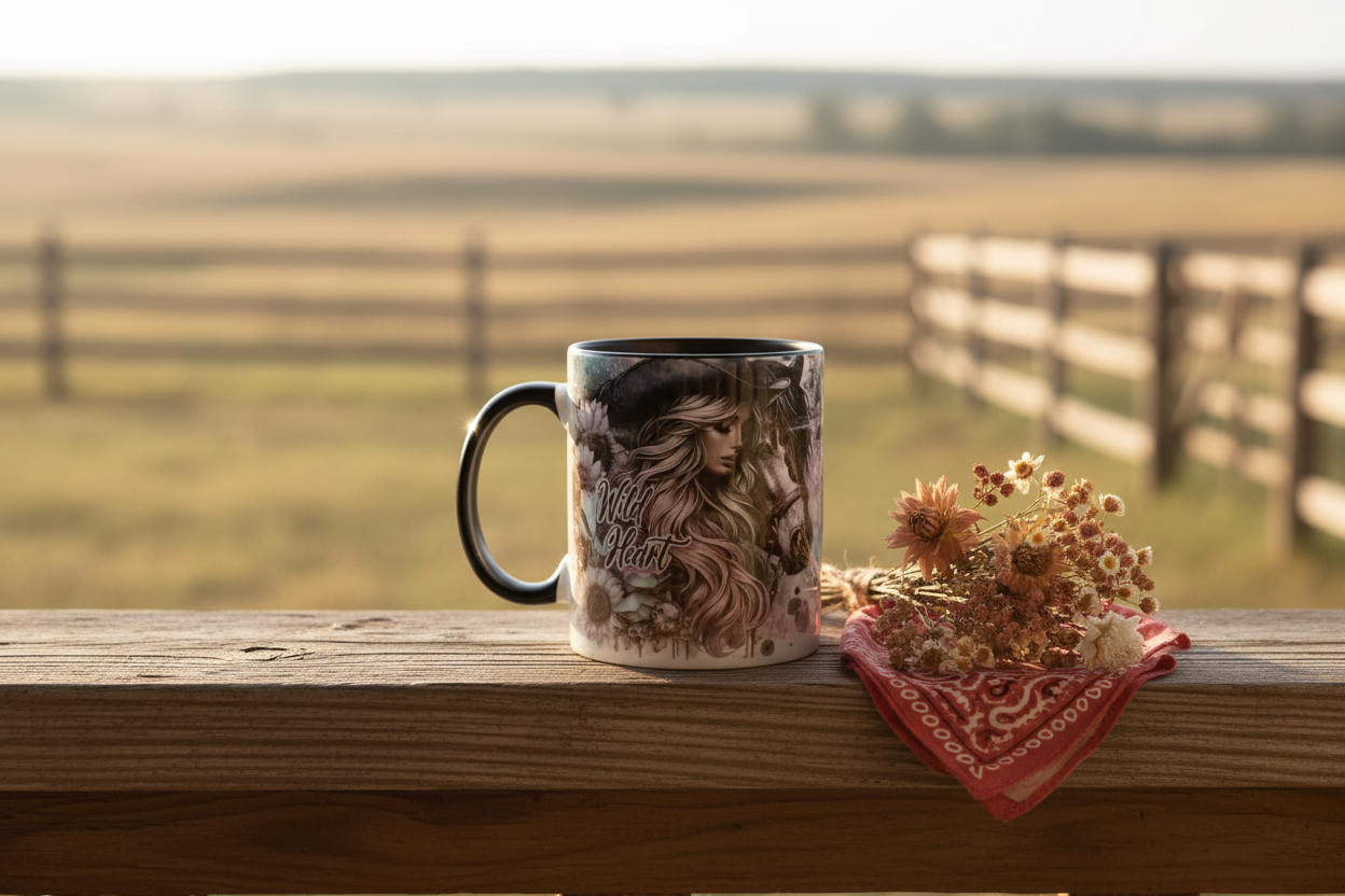 Wild Heart Cowgirl Mug